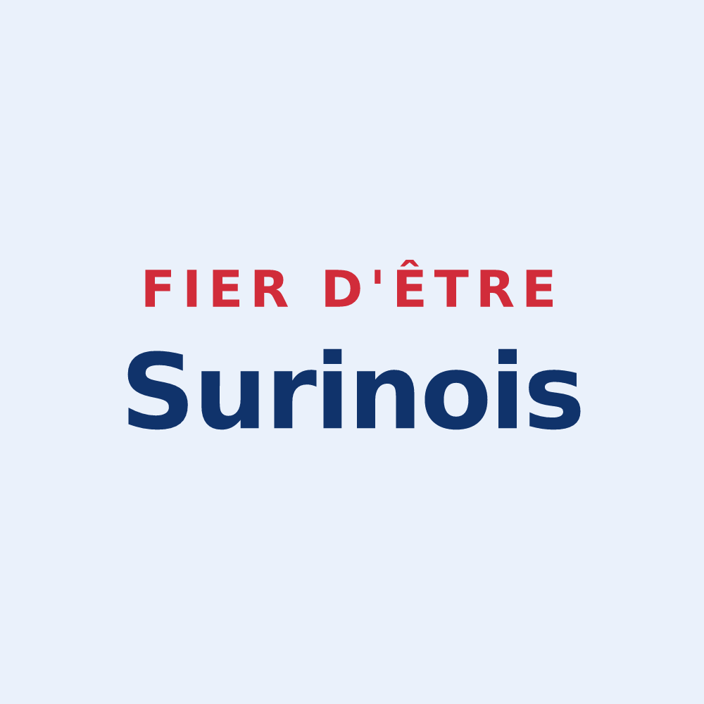 Sticker « Fier d'être Surinois » — design pour Surin