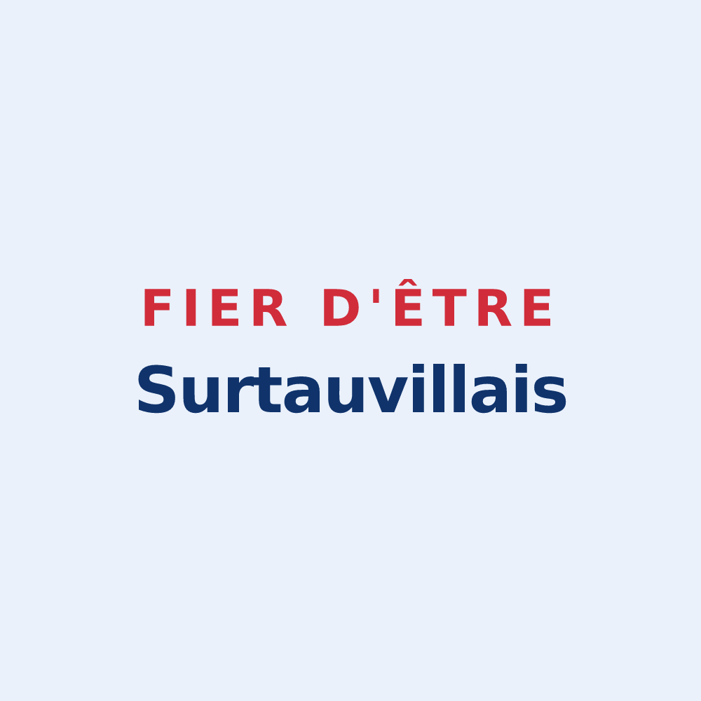 Sticker « Fier d'être Surtauvillais » — design pour Surtauville
