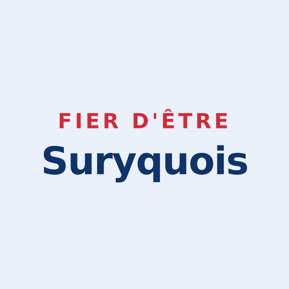 Sticker « Fier d'être Suryquois » — design pour Sury-le-Comtal
