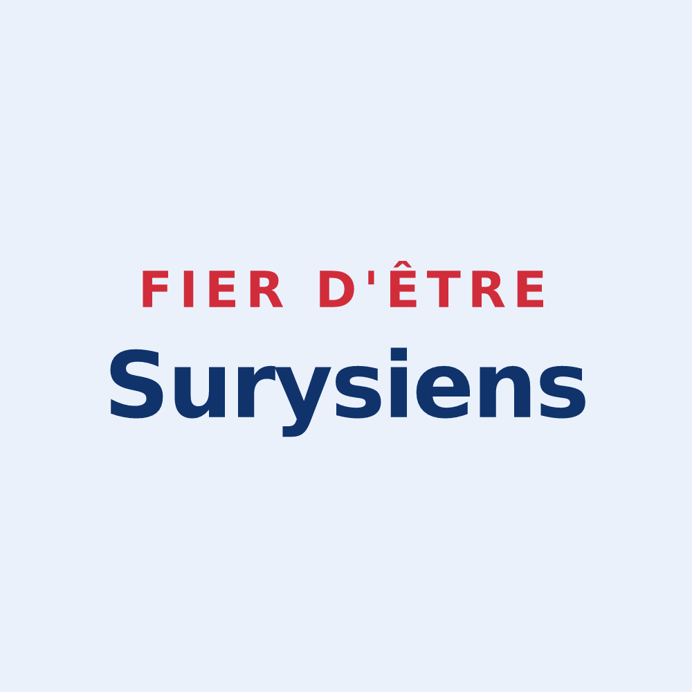 Sticker « Fier d'être Surysiens » — design pour Sury