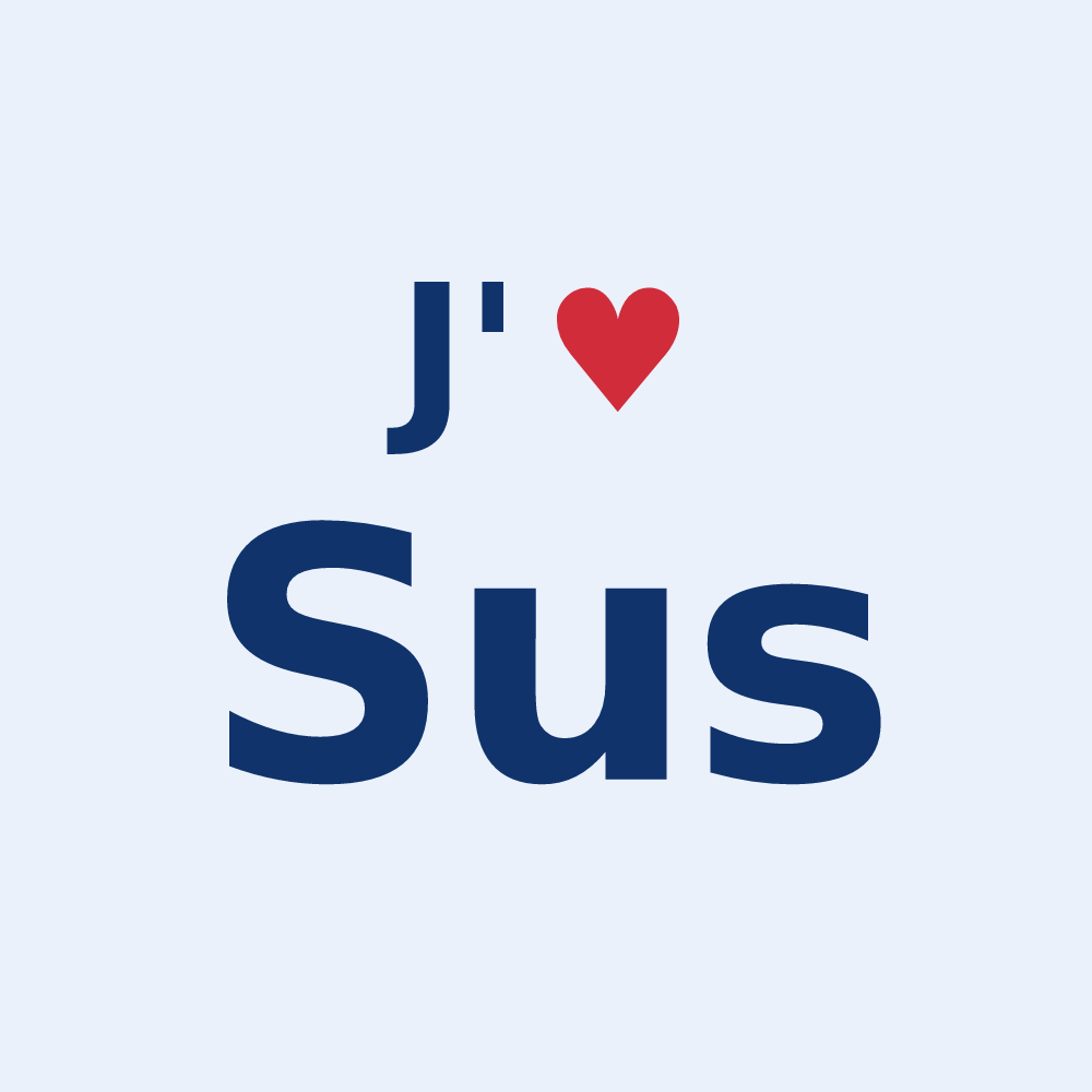 Sticker personnalisé Sus — design J'aime Sus