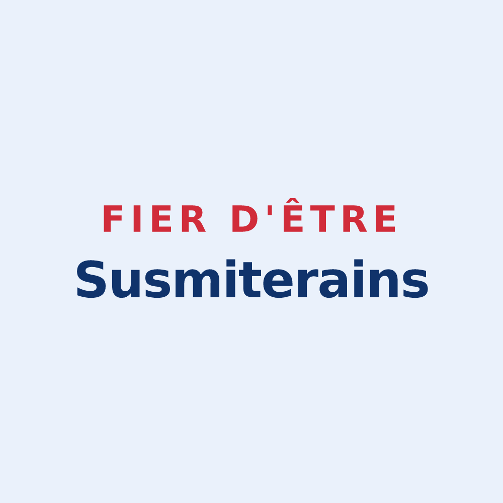 Sticker « Fier d'être Susmiterains » — design pour Susmiou