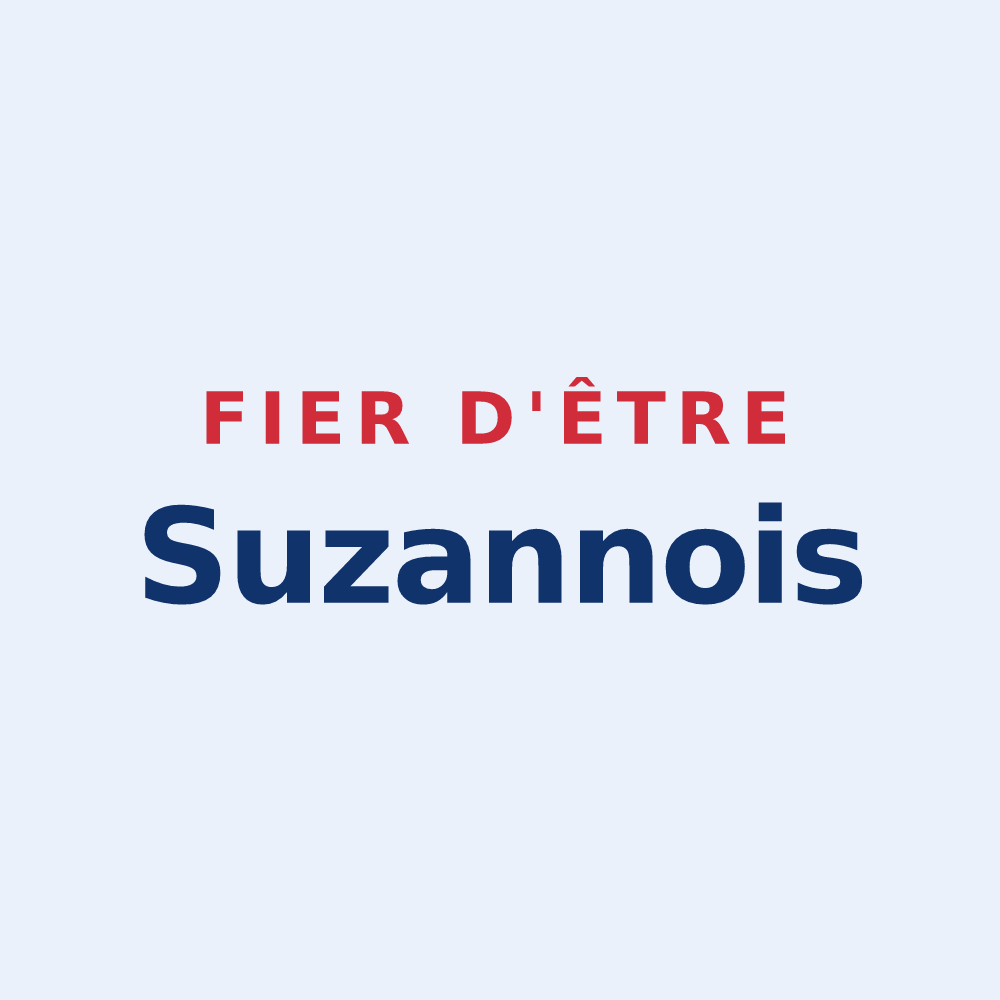 Sticker « Fier d'être Suzannois » — design pour Suzanne