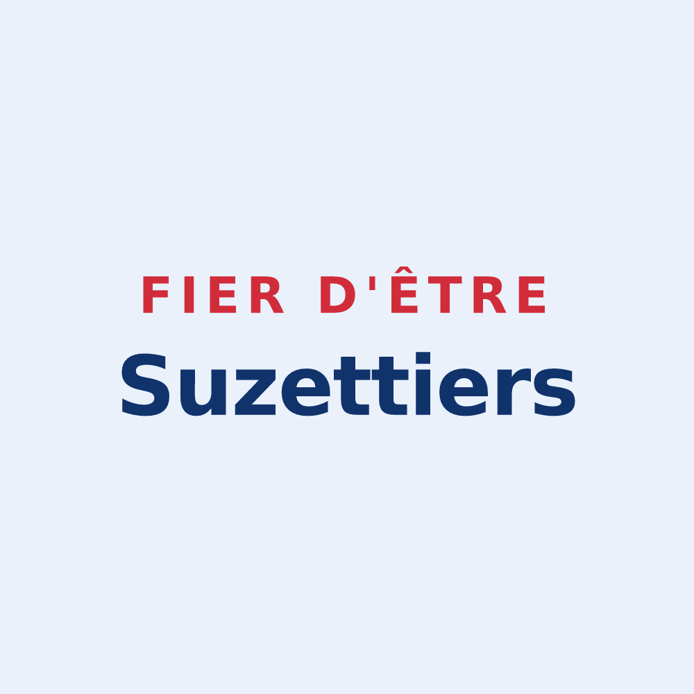 Sticker « Fier d'être Suzettiers » — design pour Suzette