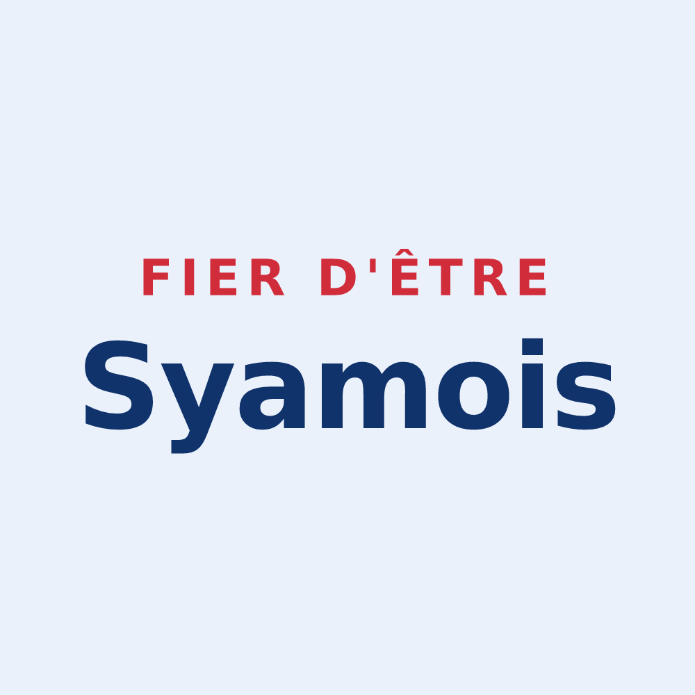 Sticker « Fier d'être Syamois » — design pour Syam