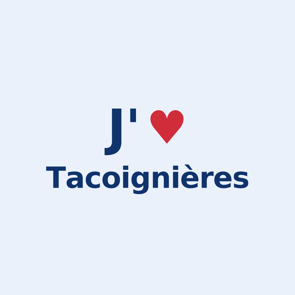 Sticker personnalisé Tacoignières — design J'aime Tacoignières