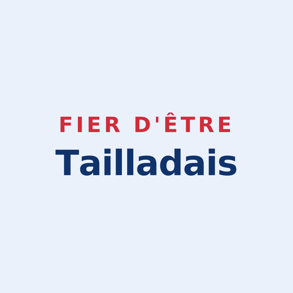 Sticker « Fier d'être Tailladais » — design pour Taillades