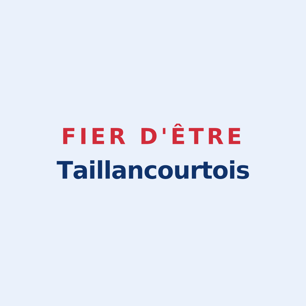 Sticker « Fier d'être Taillancourtois » — design pour Taillancourt