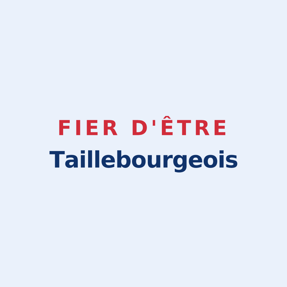 Sticker « Fier d'être Taillebourgeois » — design pour Taillebourg
