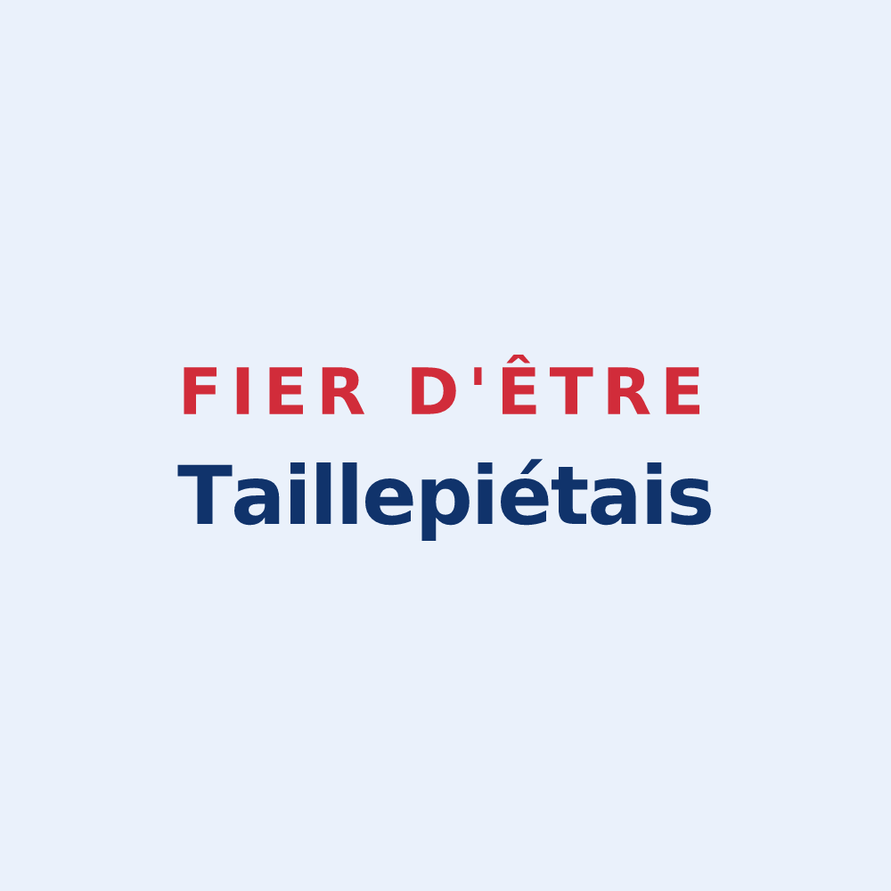 Sticker « Fier d'être Taillepiétais » — design pour Taillepied