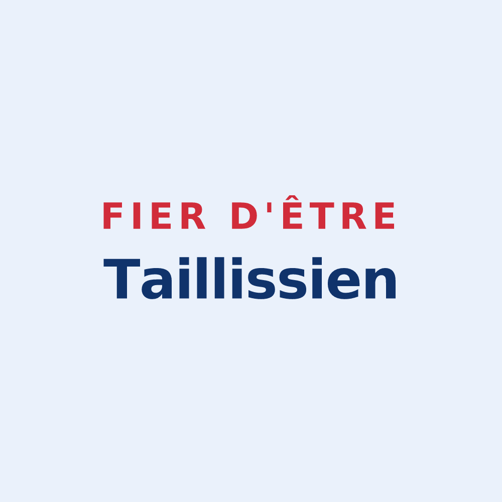 Sticker « Fier d'être Taillissien » — design pour Taillis