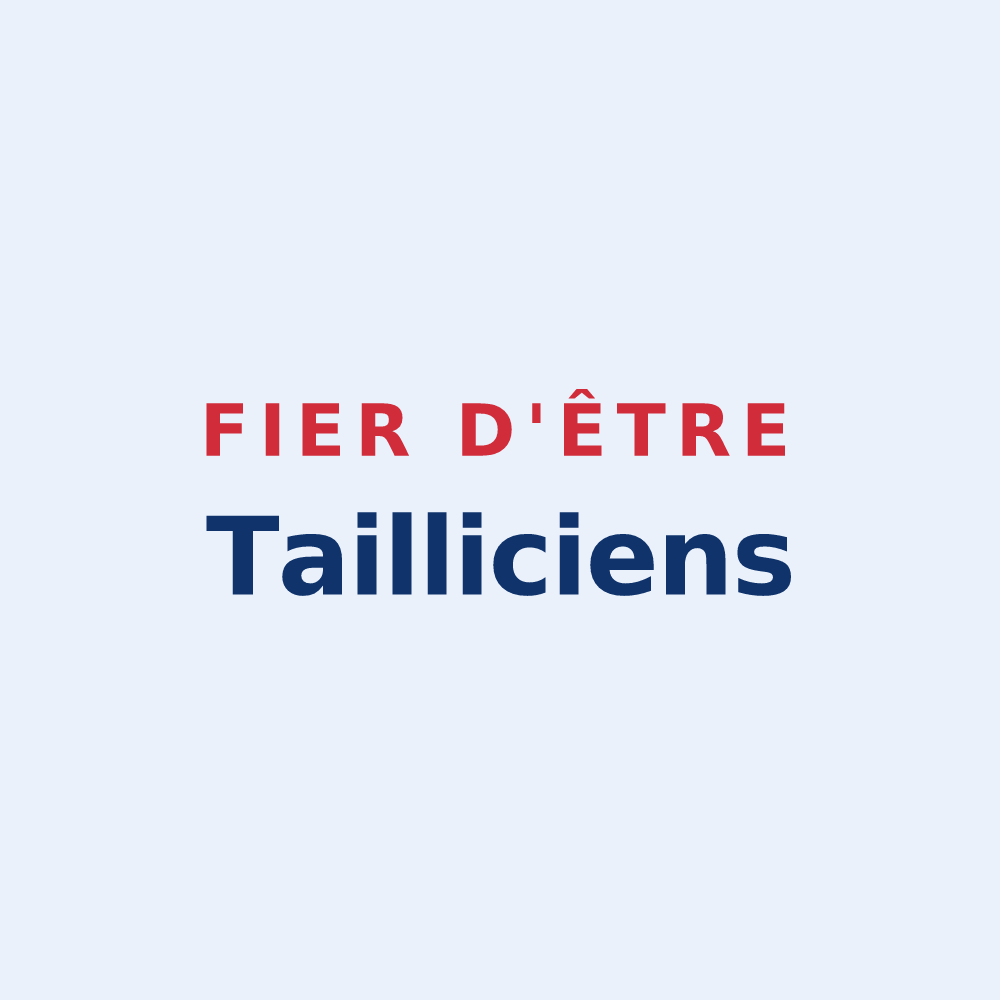 Sticker « Fier d'être Tailliciens » — design pour Tailly