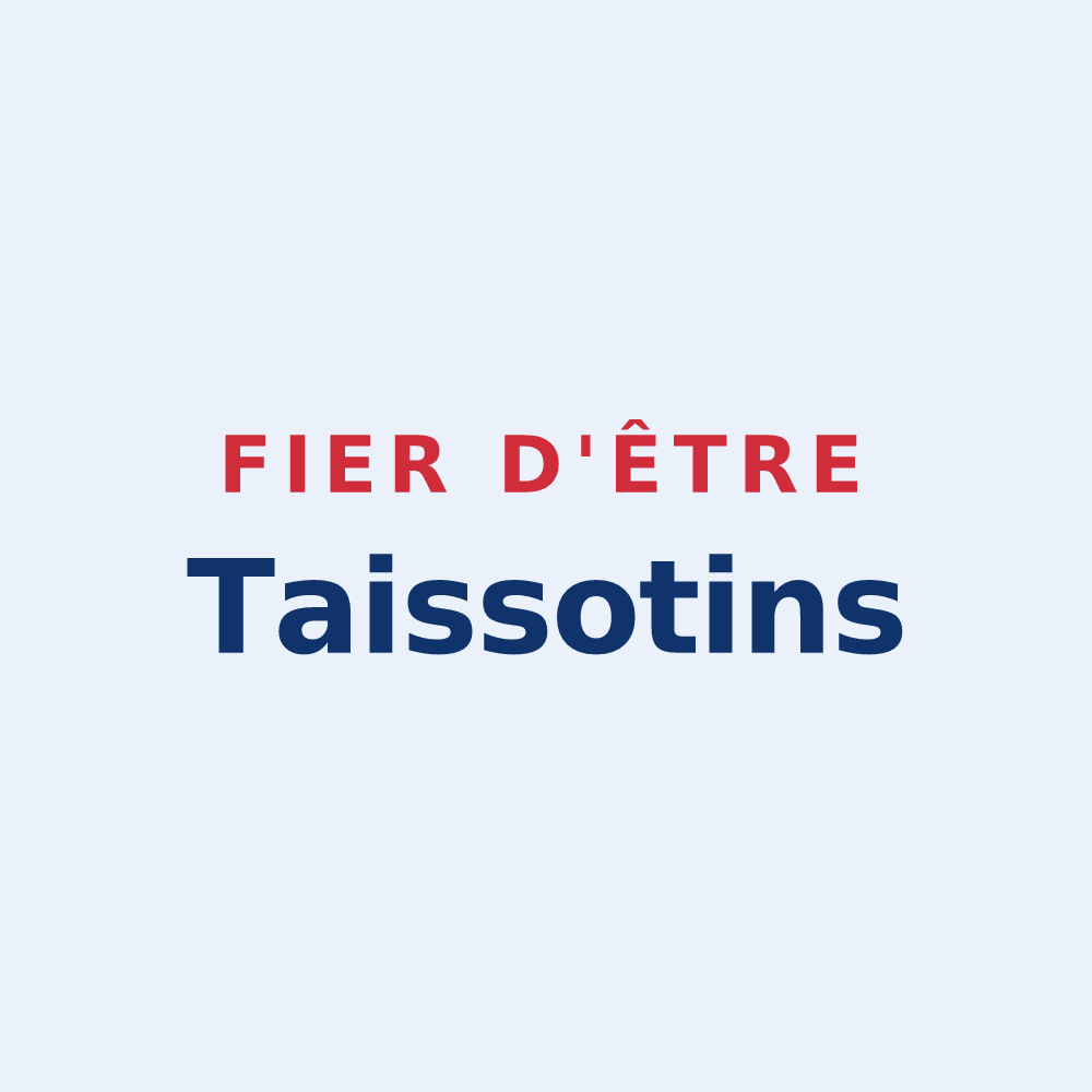 Sticker « Fier d'être Taissotins » — design pour Taissy