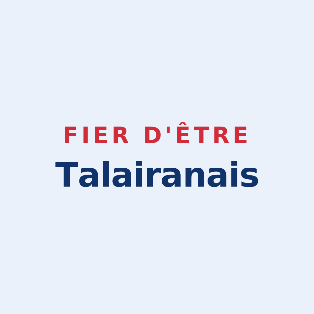 Sticker « Fier d'être Talairanais » — design pour Talairan