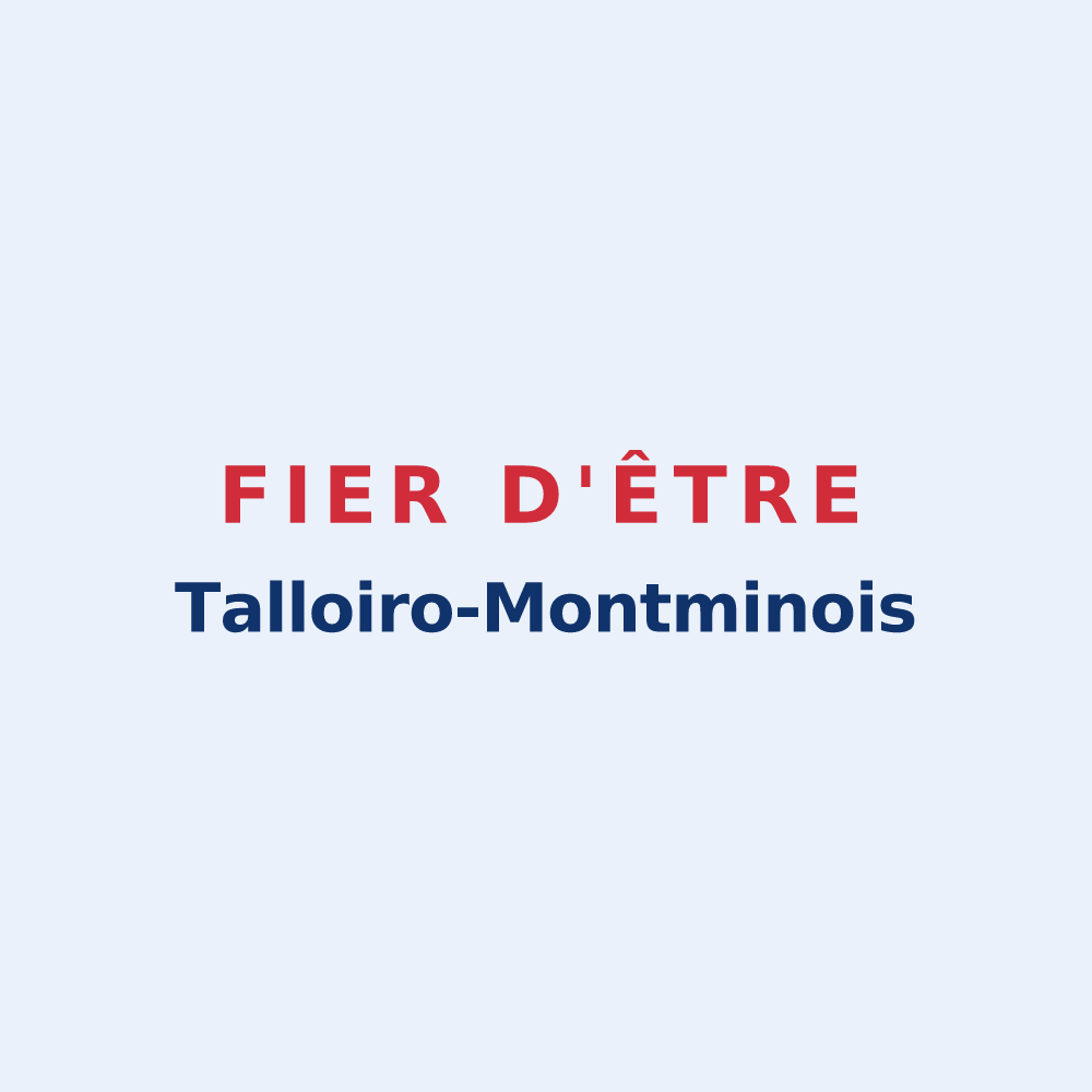 Sticker « Fier d'être Talloiro-Montminois » — design pour Talloires-Montmin