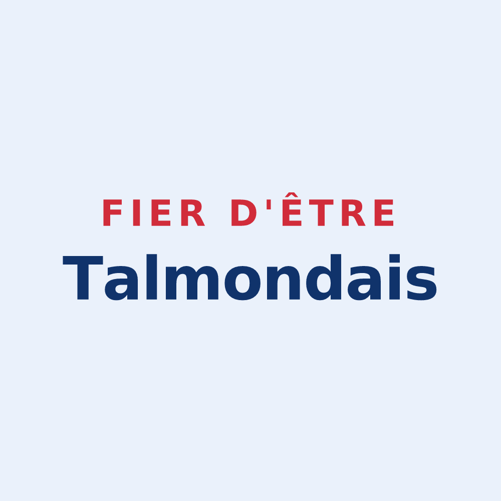 Sticker « Fier d'être Talmondais » — design pour Talmont-Saint-Hilaire