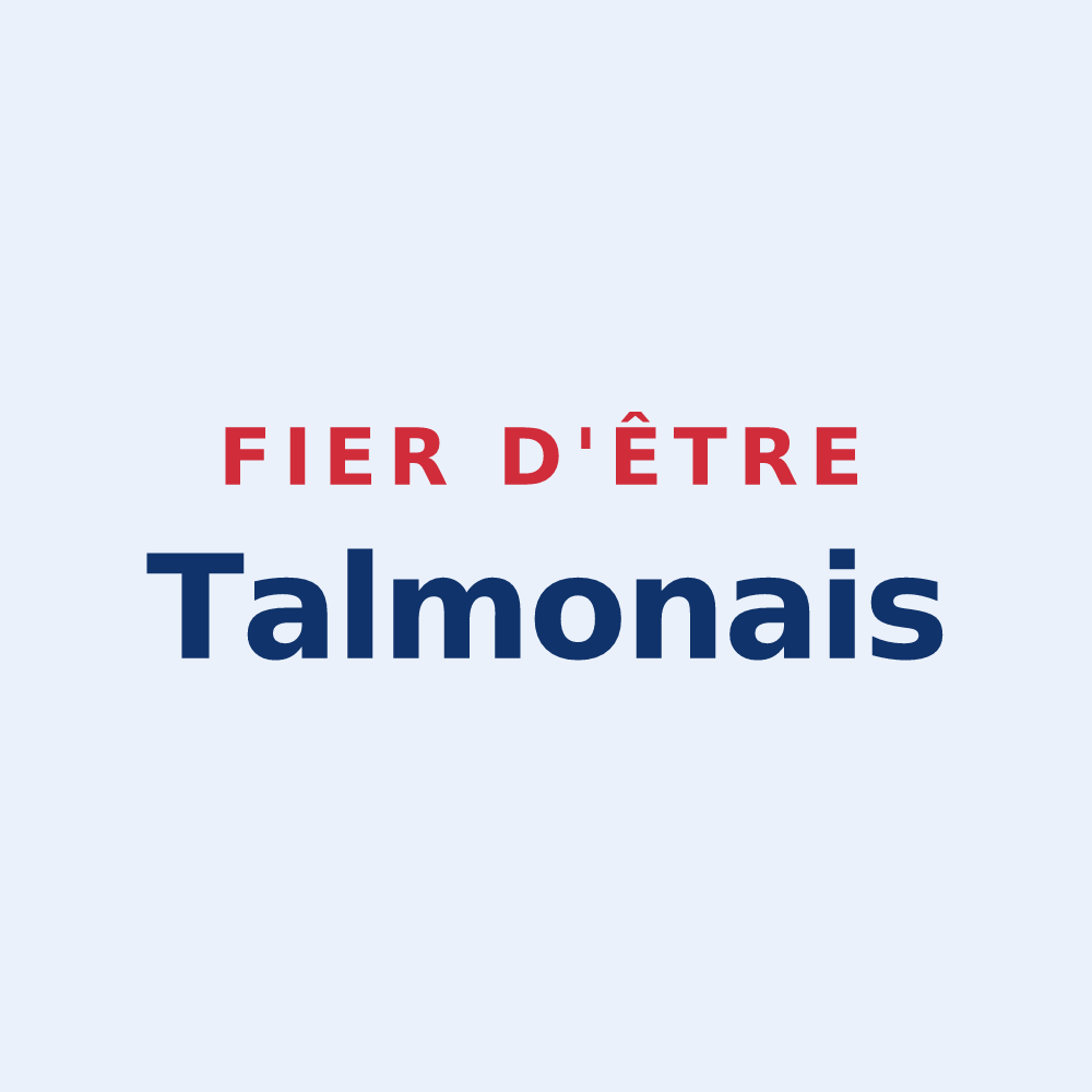 Sticker « Fier d'être Talmonais » — design pour Talmont-sur-Gironde