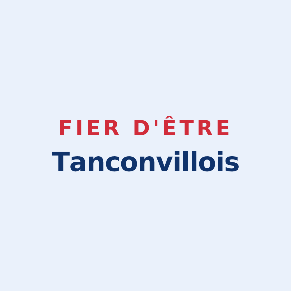 Sticker « Fier d'être Tanconvillois » — design pour Tanconville