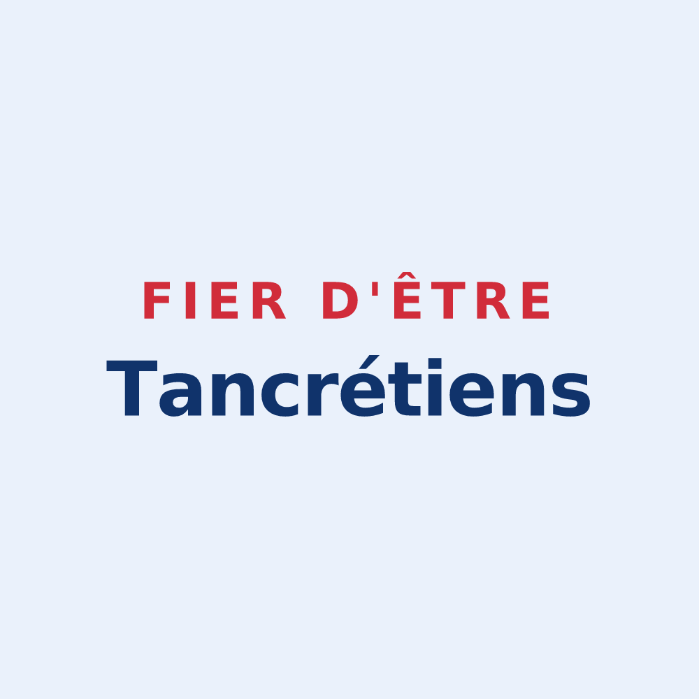 Sticker « Fier d'être Tancrétiens » — design pour Tancrou