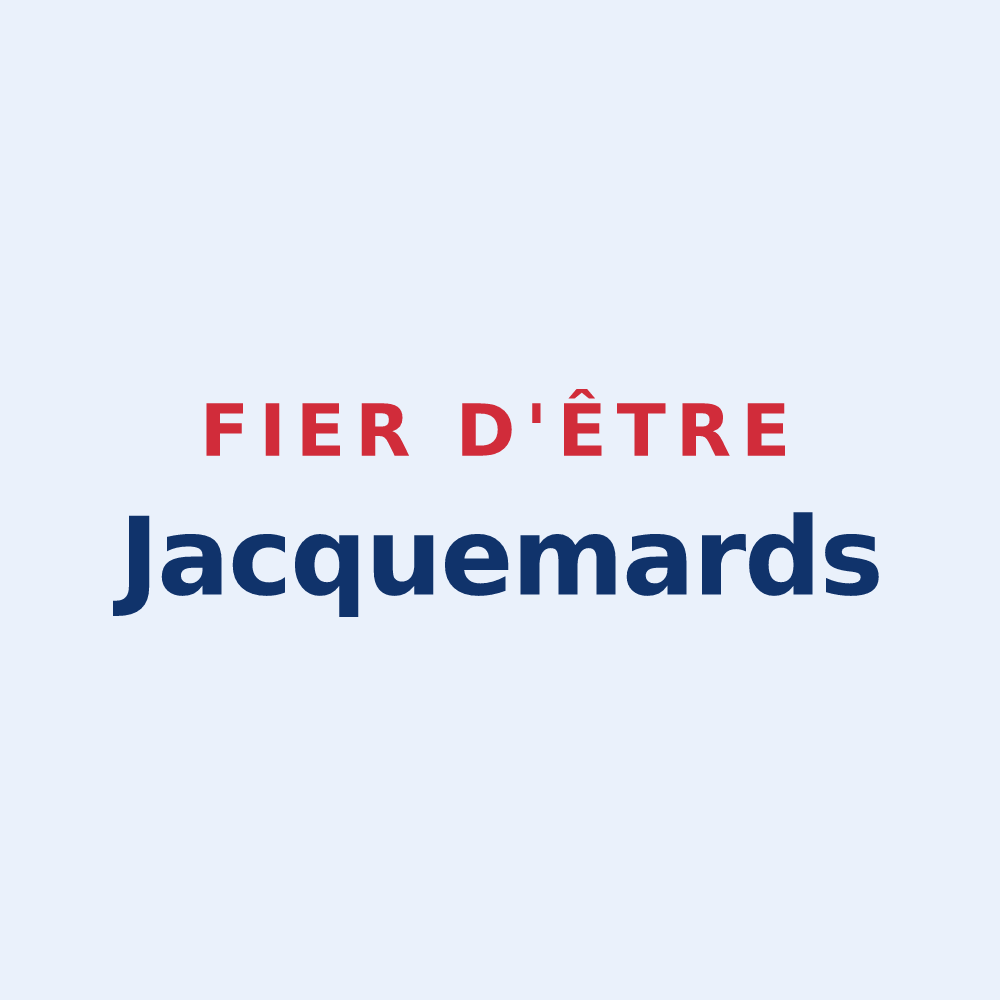 Sticker « Fier d'être Jacquemards » — design pour Taninges