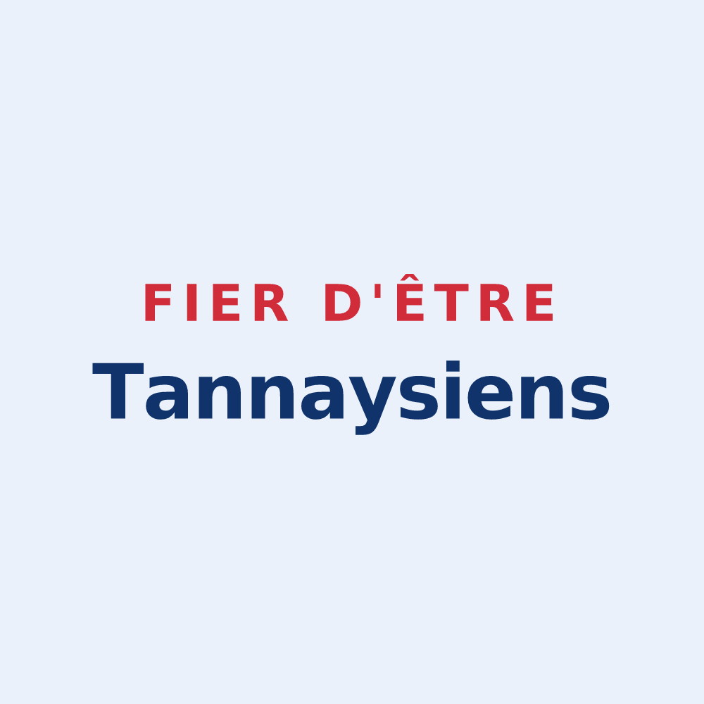 Sticker « Fier d'être Tannaysiens » — design pour Tannay-le-Mont-Dieu