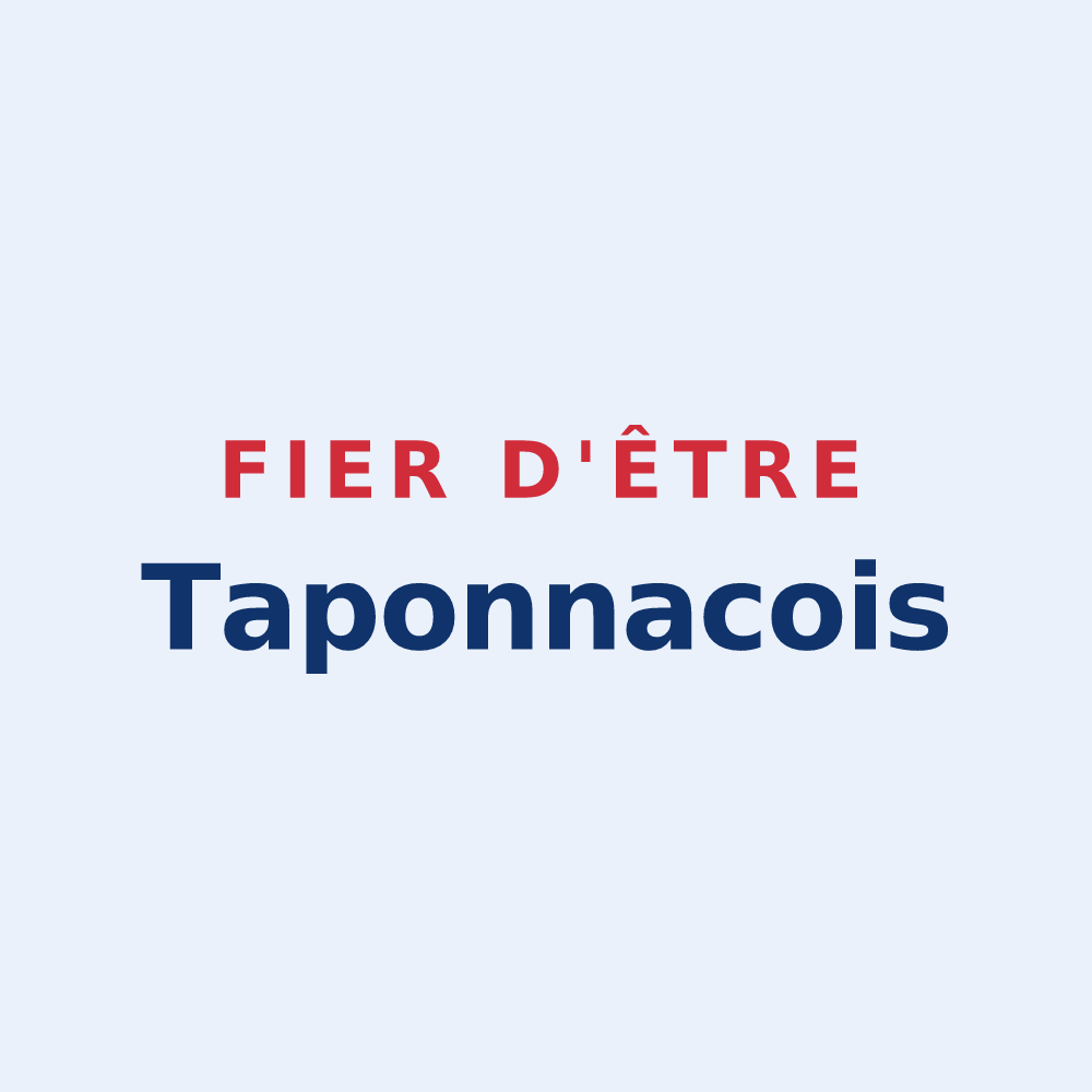 Sticker « Fier d'être Taponnacois » — design pour Taponnat-Fleurignac