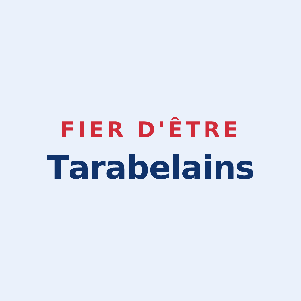 Sticker « Fier d'être Tarabelains » — design pour Tarabel