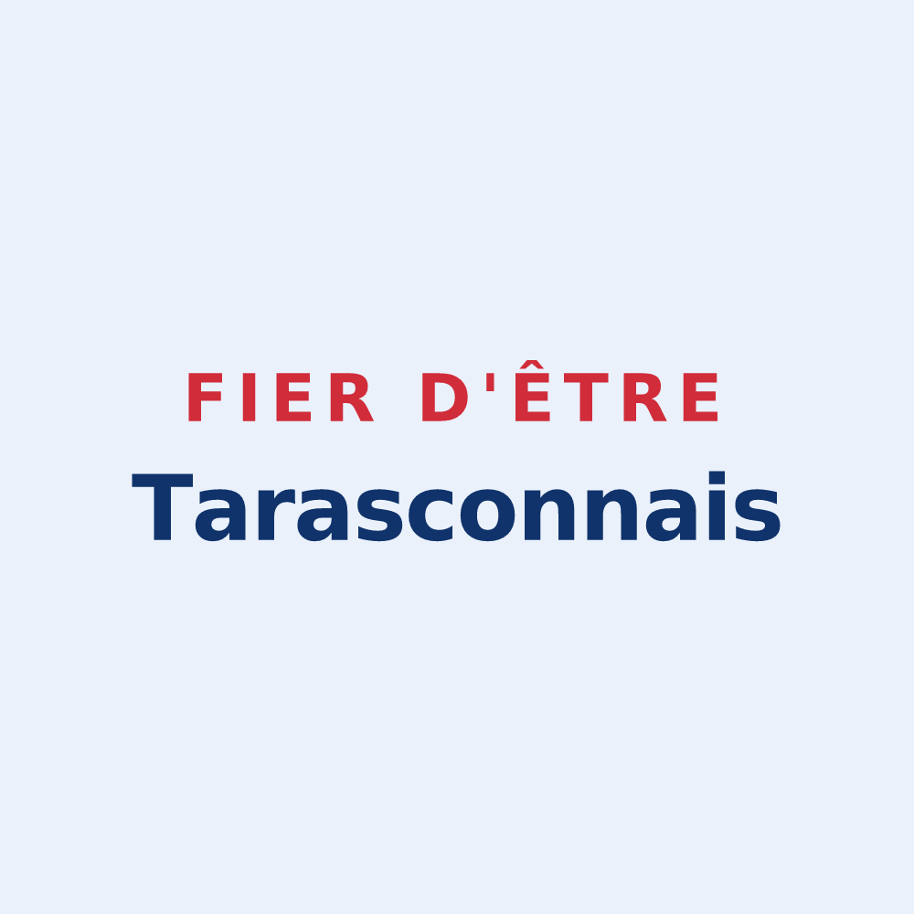 Sticker « Fier d'être Tarasconnais » — design pour Tarascon-sur-Ariège