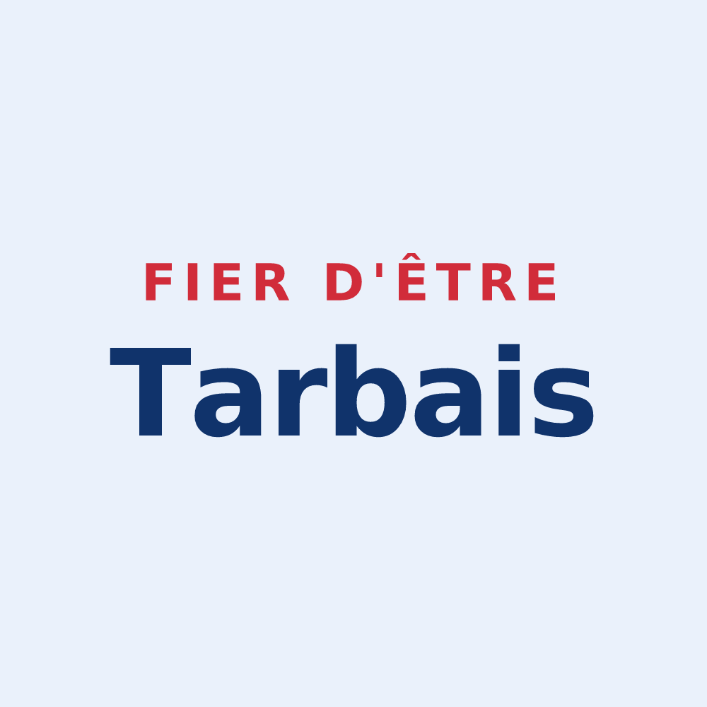 Sticker « Fier d'être Tarbais » — design pour Tarbes
