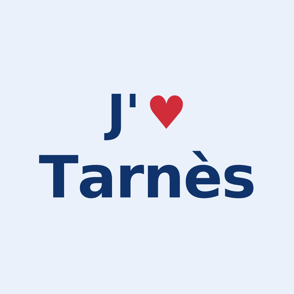 Sticker personnalisé Tarnès — design J'aime Tarnès