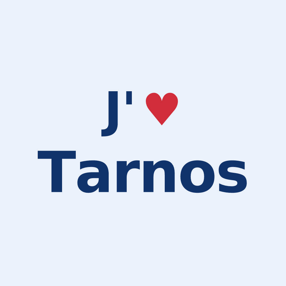 Sticker personnalisé Tarnos — design J'aime Tarnos