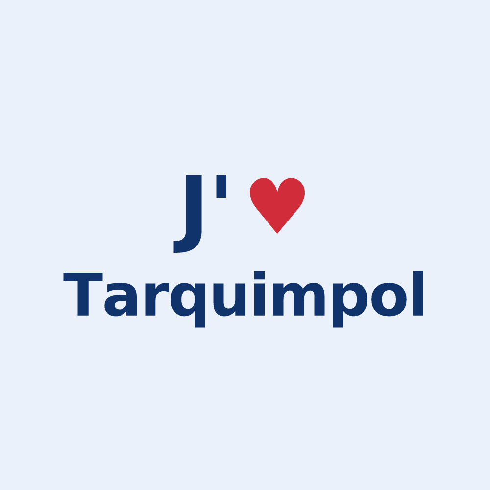 Sticker personnalisé Tarquimpol — design J'aime Tarquimpol