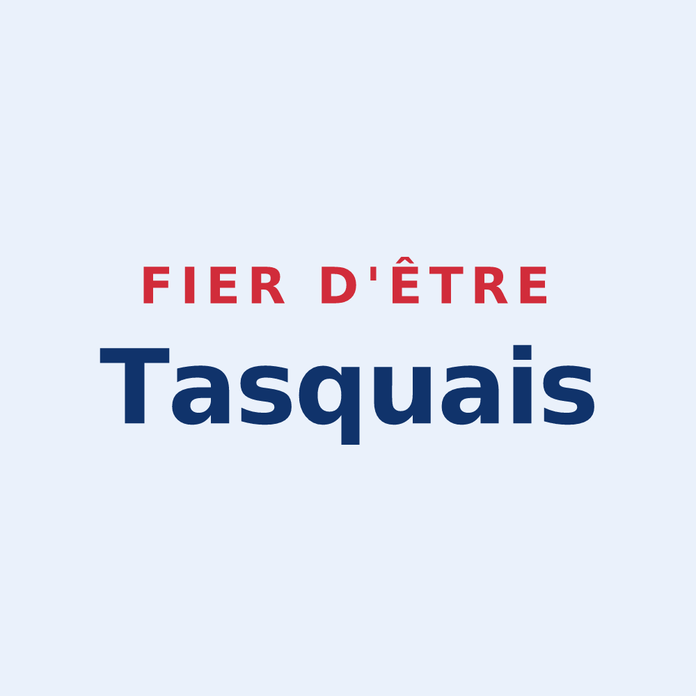 Sticker « Fier d'être Tasquais » — design pour Tasque