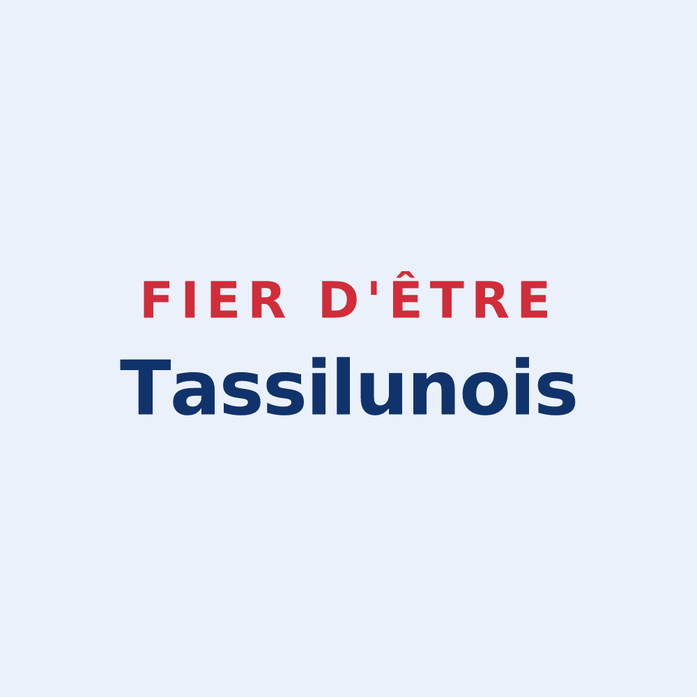 Sticker « Fier d'être Tassilunois » — design pour Tassin-la-Demi-Lune