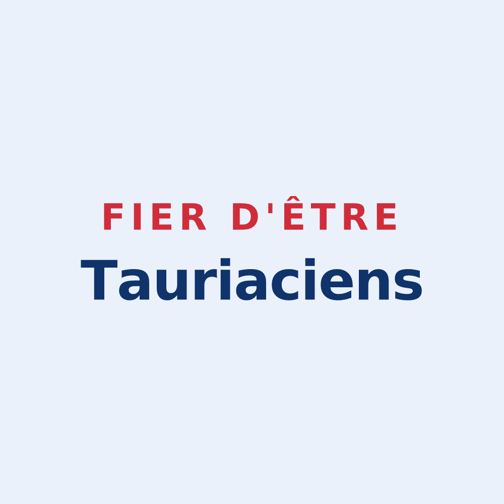 Sticker « Fier d'être Tauriaciens » — design pour Tauriac-de-Naucelle