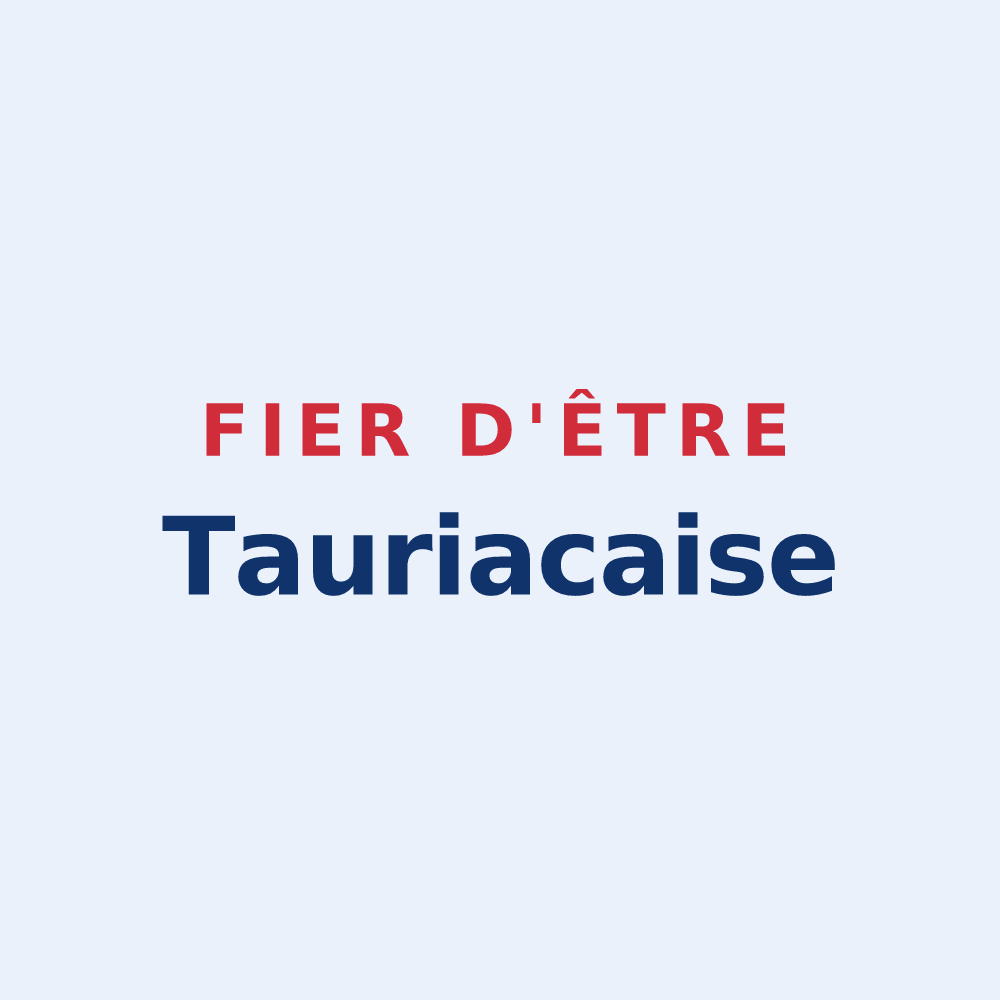 Sticker « Fier d'être Tauriacaise » — design pour Tauriac