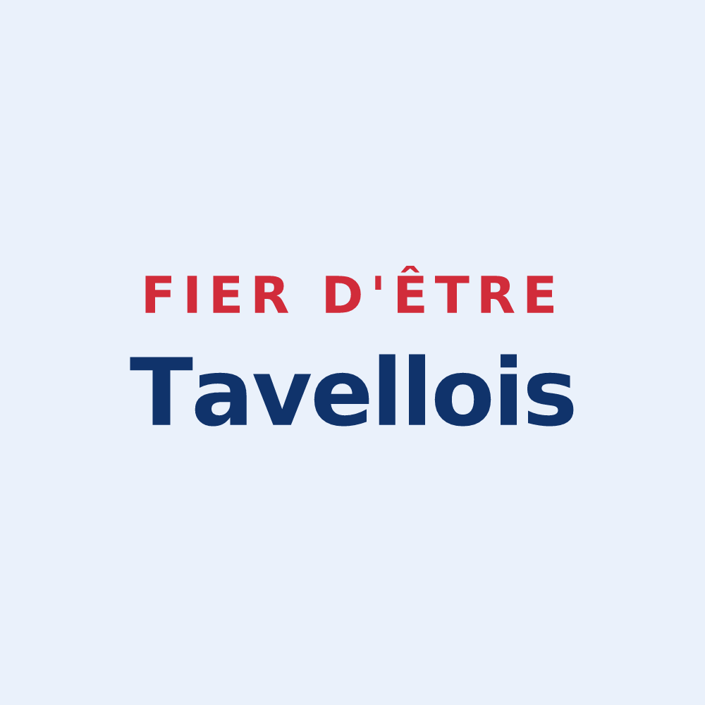 Sticker « Fier d'être Tavellois » — design pour Tavaux