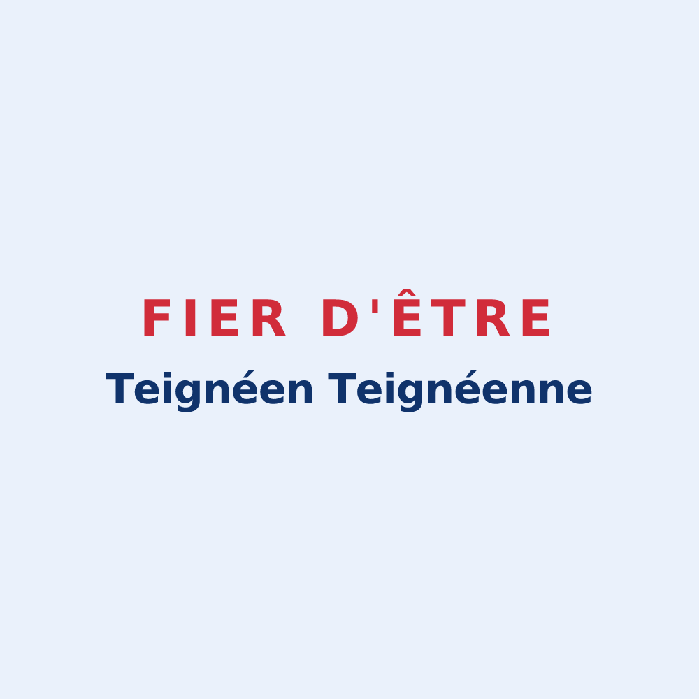 Sticker « Fier d'être Teignéen 
Teignéenne » — design pour Teigny