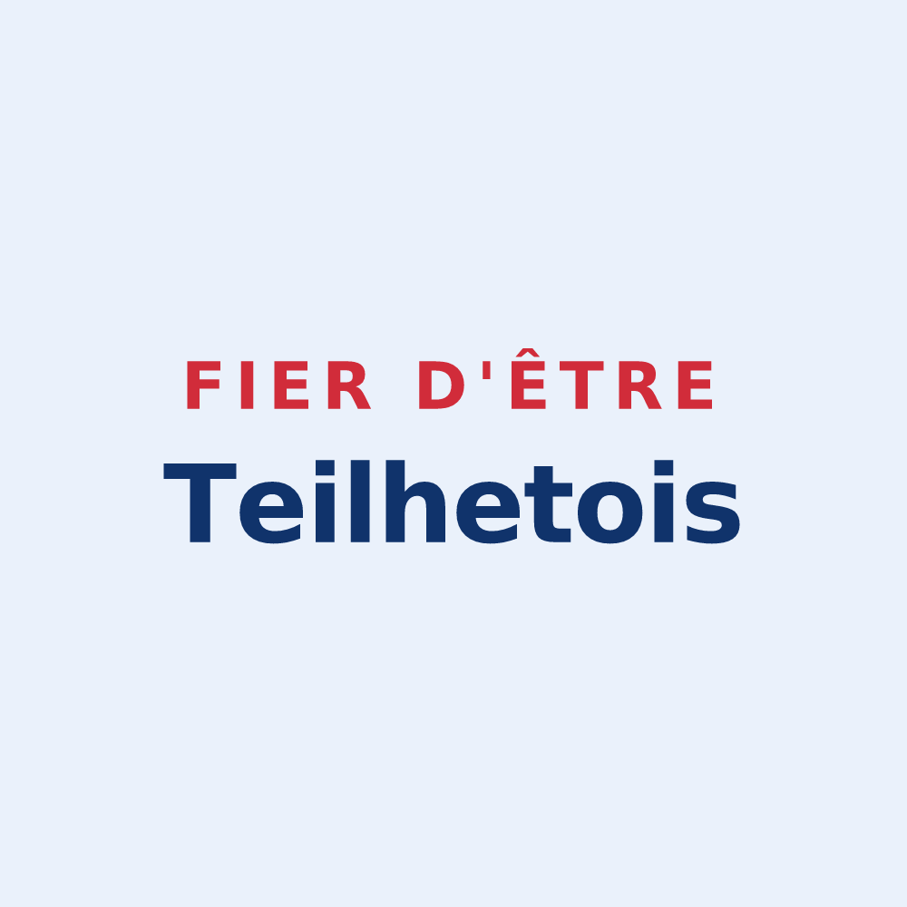 Sticker « Fier d'être Teilhetois » — design pour Teilhet