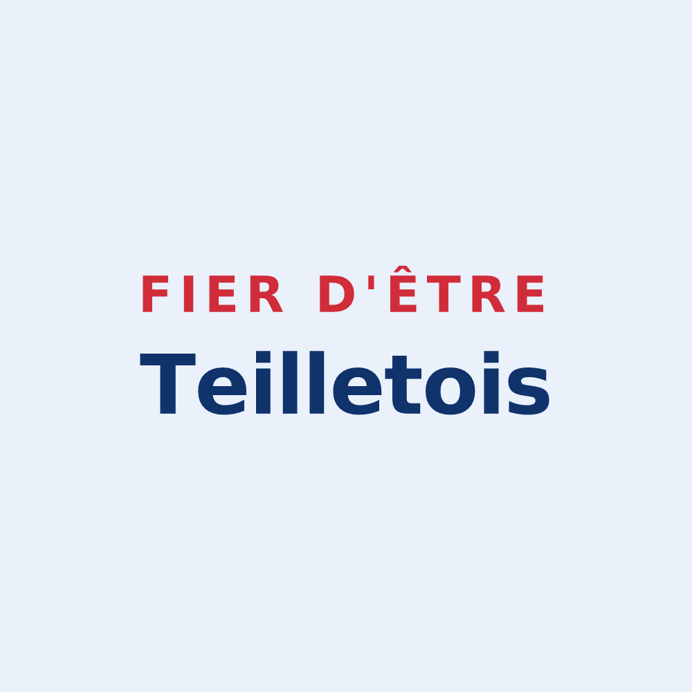 Sticker « Fier d'être Teilletois » — design pour Teillet