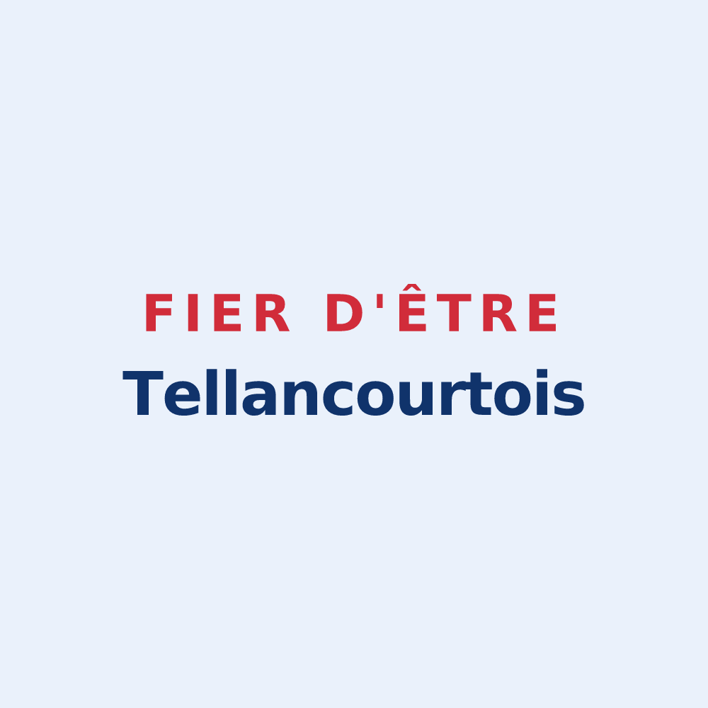 Sticker « Fier d'être Tellancourtois » — design pour Tellancourt