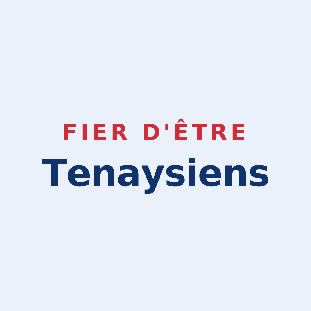 Sticker « Fier d'être Tenaysiens » — design pour Tenay