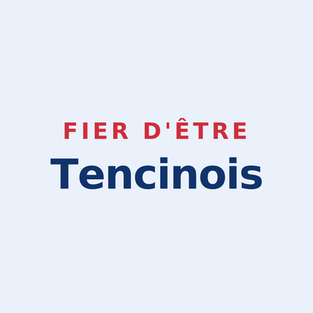 Sticker « Fier d'être Tencinois » — design pour Tencin