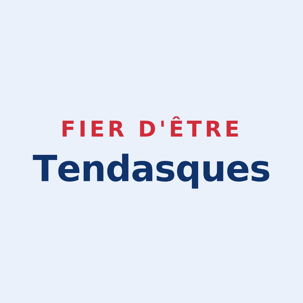 Sticker « Fier d'être Tendasques » — design pour Tende