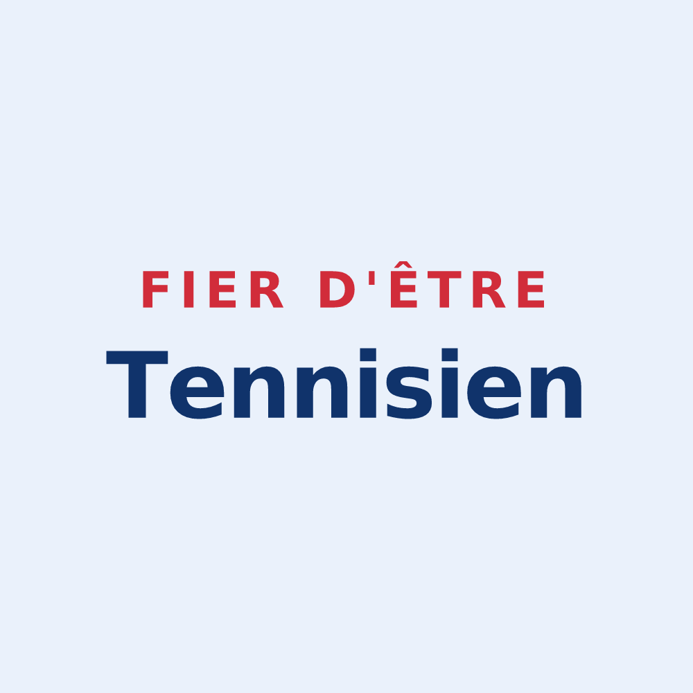 Sticker « Fier d'être Tennisien » — design pour Tennie