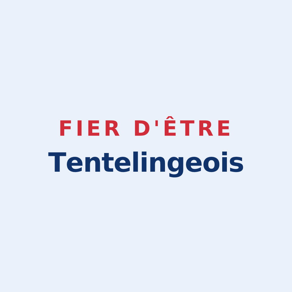Sticker « Fier d'être Tentelingeois » — design pour Tenteling