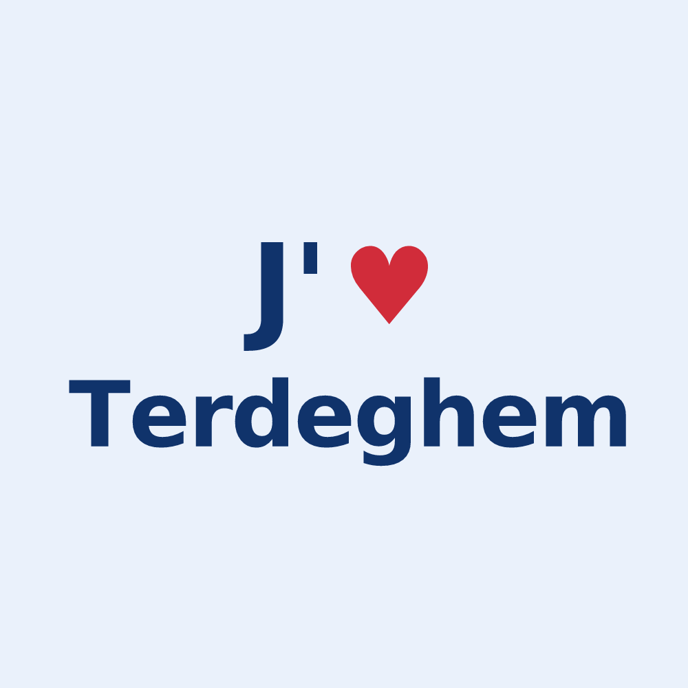Sticker personnalisé Terdeghem — design J'aime Terdeghem