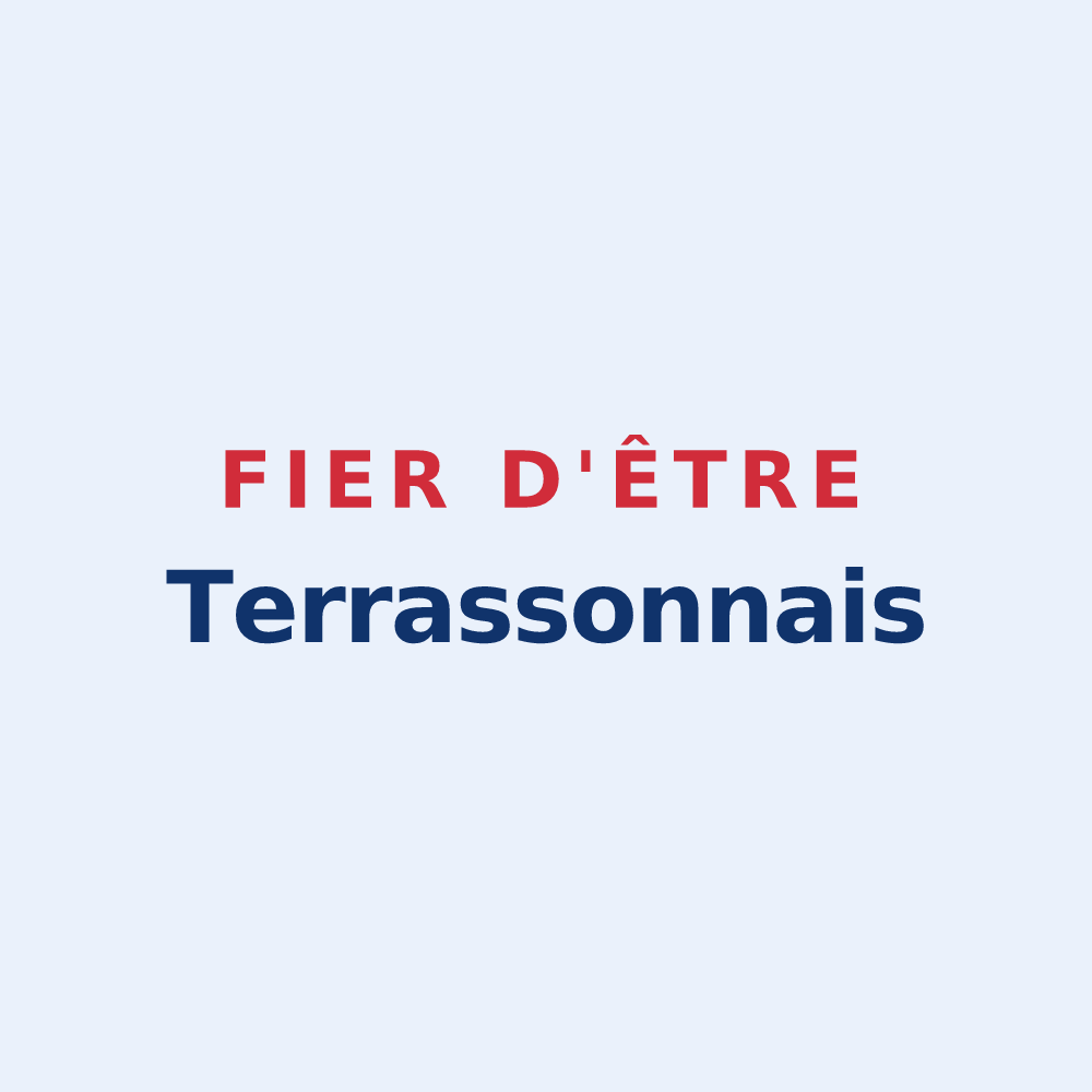 Sticker « Fier d'être Terrassonnais » — design pour Terrasson-Lavilledieu
