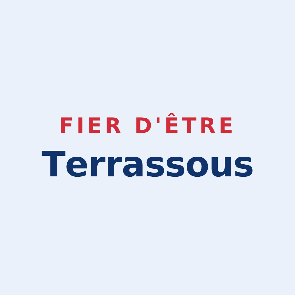 Sticker « Fier d'être Terrassous » — design pour Terrats
