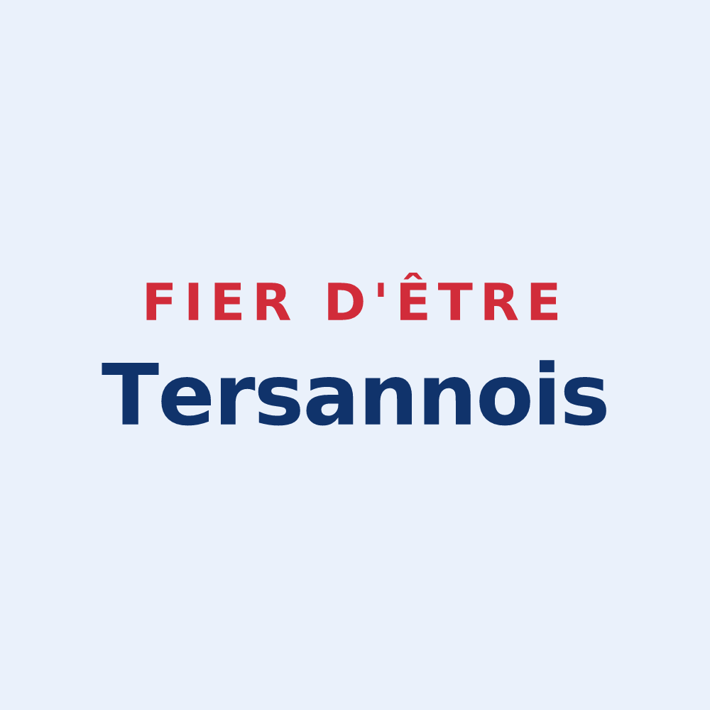 Sticker « Fier d'être Tersannois » — design pour Tersanne